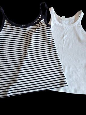 2 H&M Women’s Cotton Tank Tops – XXL – Like New